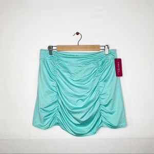 Soybean Turquoise Active Skirt Size Large